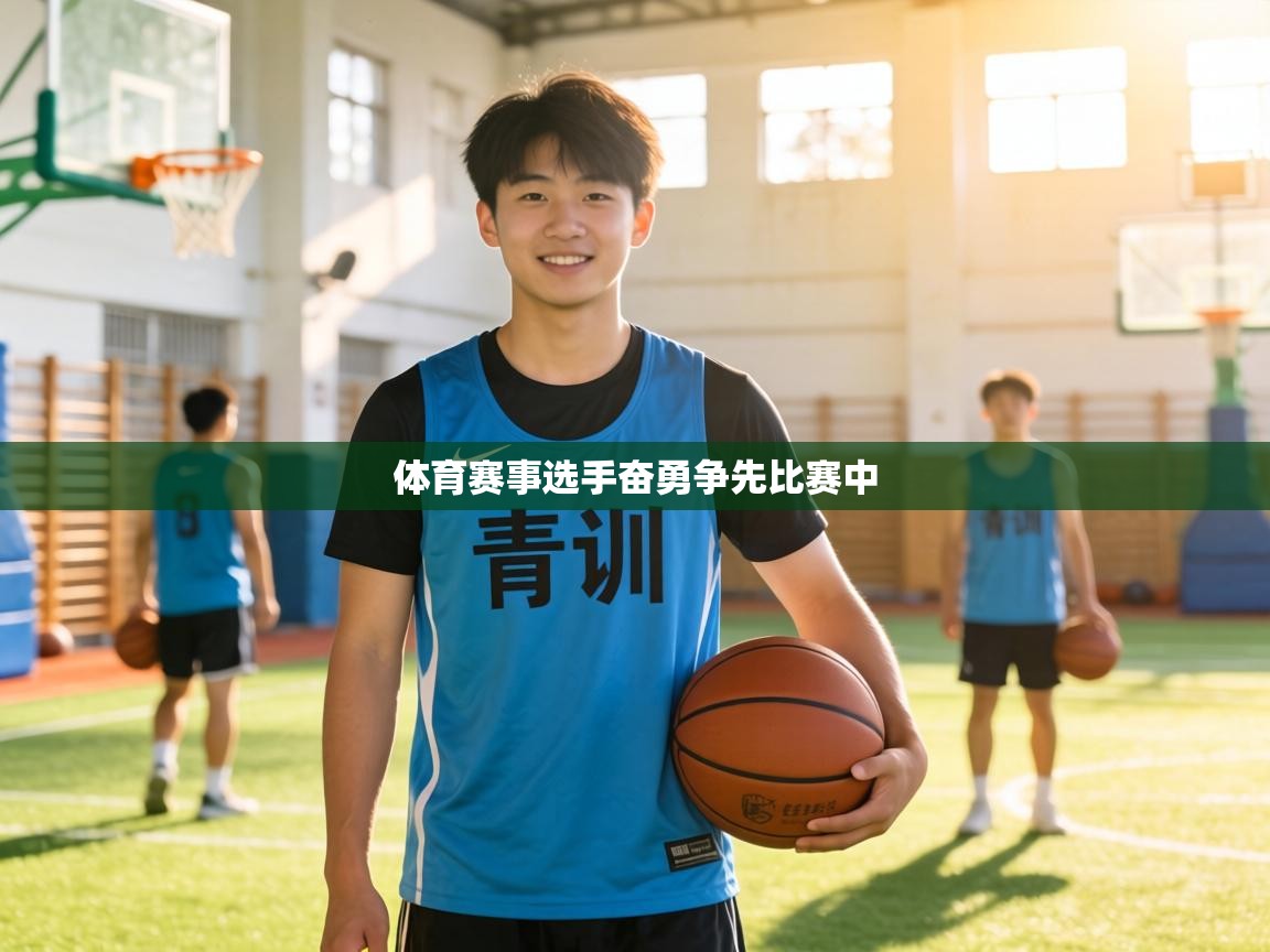 体育赛事选手奋勇争先比赛中